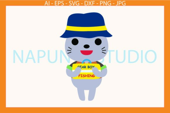 Cat and Box Fishing SVG Review