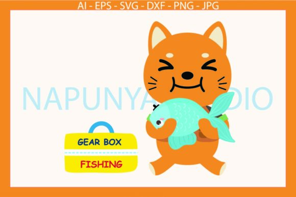 Cat and Gear Box Fishing SVG Review