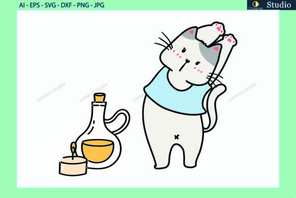 Cat Animals Yoga Oil Candle Svg Review