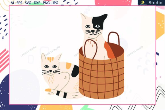Cat Couple in Basket SVG Review