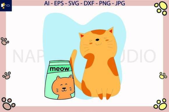Cat Cute and Food Svg Review