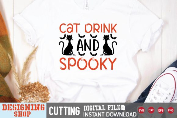 Cat Drink and Spooky Svg Review