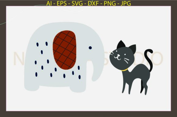 Cat Elephant Animals Boho Style Svg Review