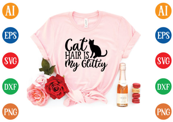 Cat Hair is My Glittey Svg Review