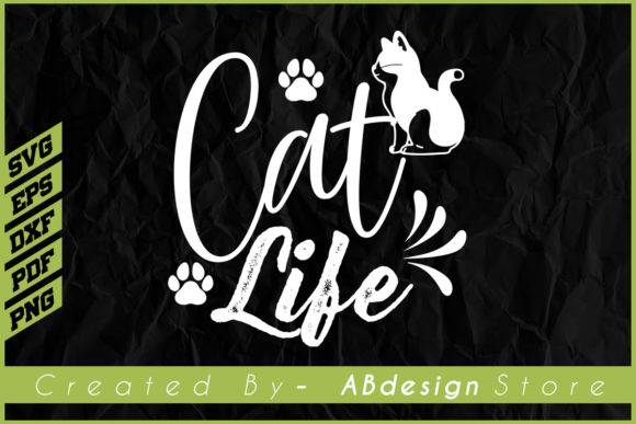 Cat Life T Shirt Design Svg Review