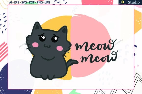 Cat Quotes Meow Watercolor Svg Review
