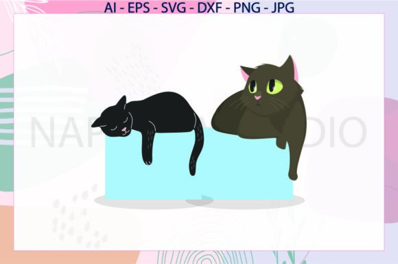 Cat Relax and Sleep Svg Review