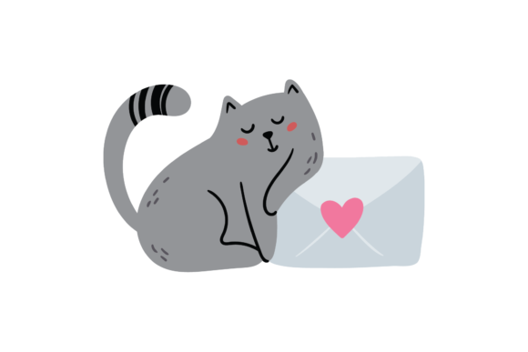 Cat Relax Potted Envelope Svg Review