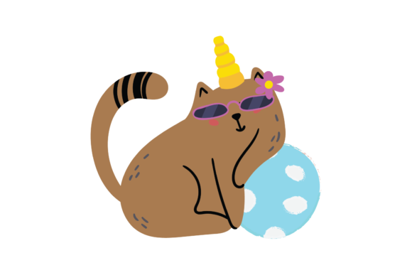 Cat Unicorn and Ball Svg Review