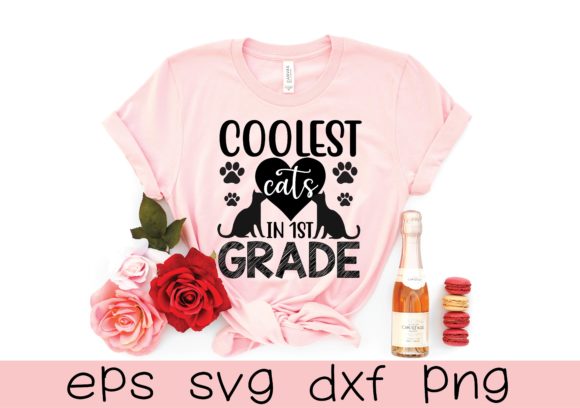 Coolest Cat in 1st Grade SVG Design Review