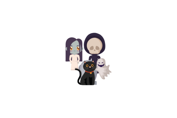 Halloween Cat Black Ghost Zombie Svg Review