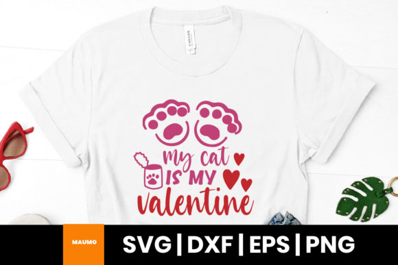 My Cat is My Valentine Svg Quote Review