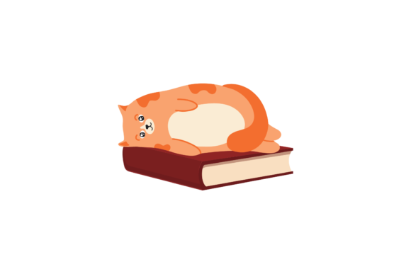 School Cat and Big Book Svg Review