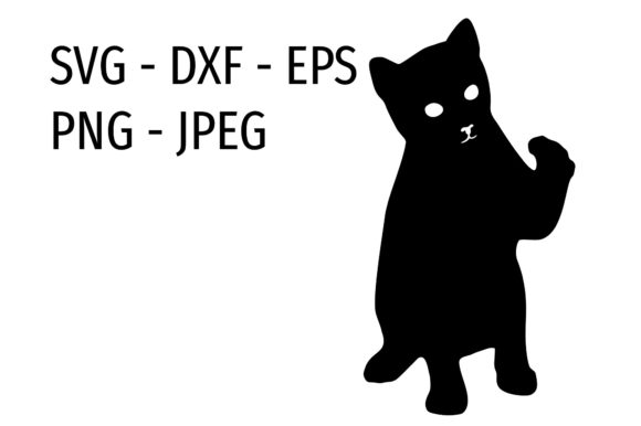 Stretching Cat Silhouette Review for Embroidery Projects