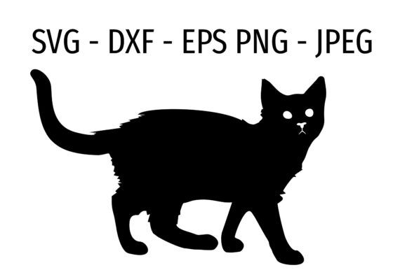 Walking Cat Silhouette Review for Embroidery Projects
